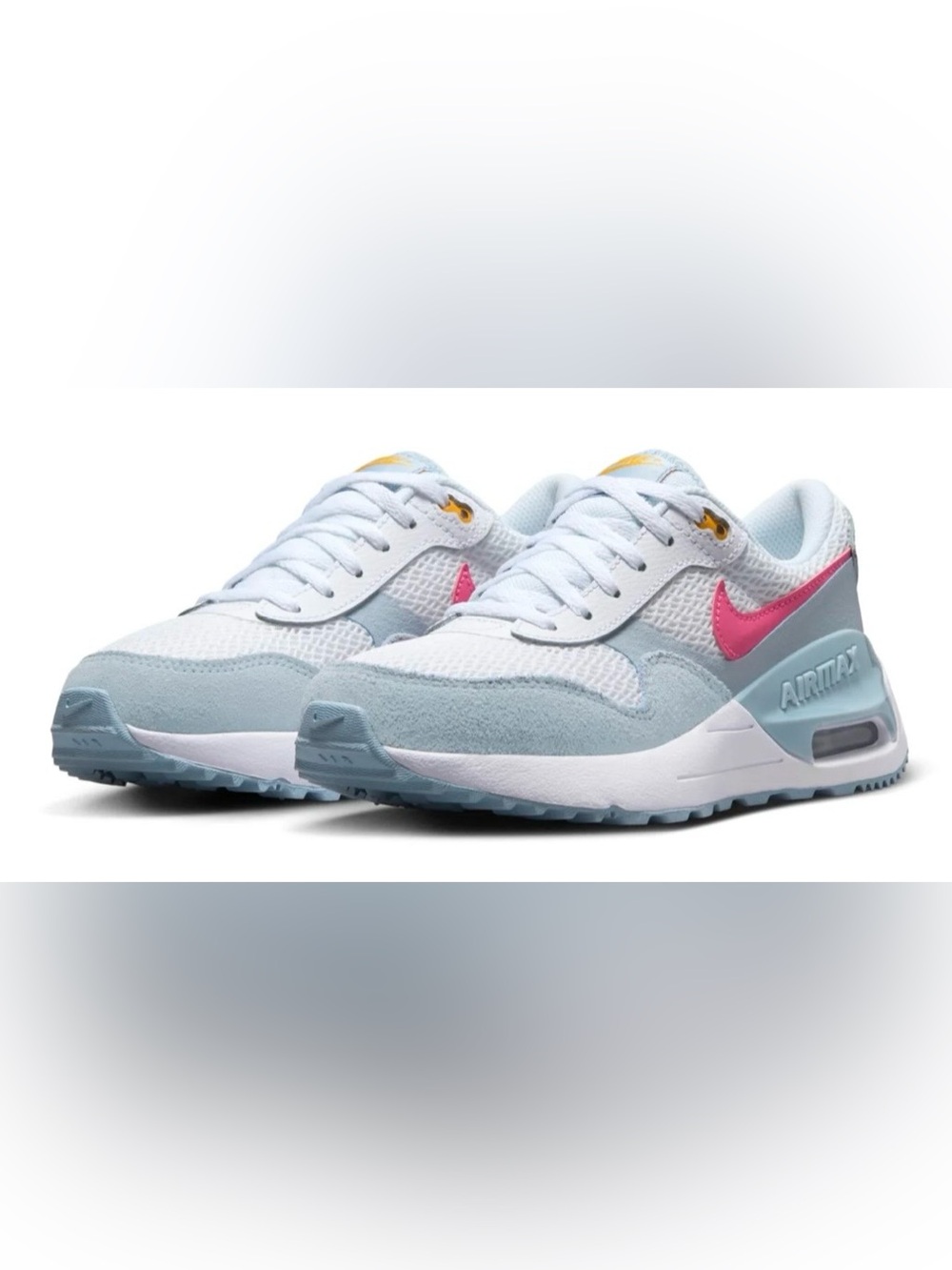 Nike Air Max Size 7Y Big Kid’s SYSTM GS 'White Pinksicle' DQ0284-113 New
